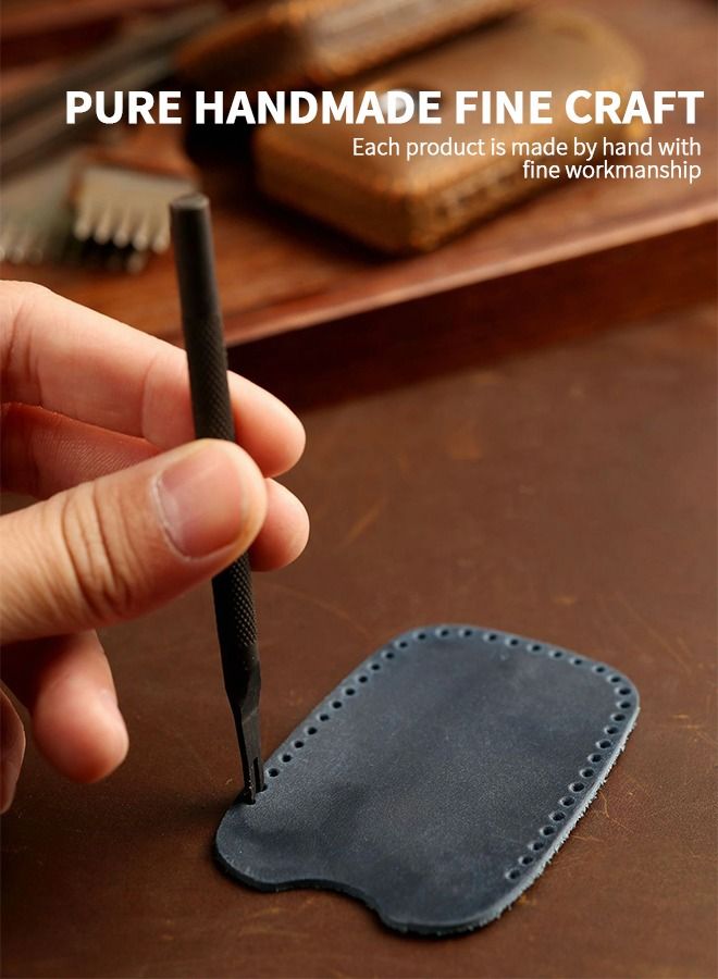 GROIC Car Key Cover for Audi Handmade Genuine Leather Car Key Fob Cover  Smart Car Remote Holder Protector Shell Fit for Audi Keyless Entry Shell Accessories with Key Ring  - Image 5