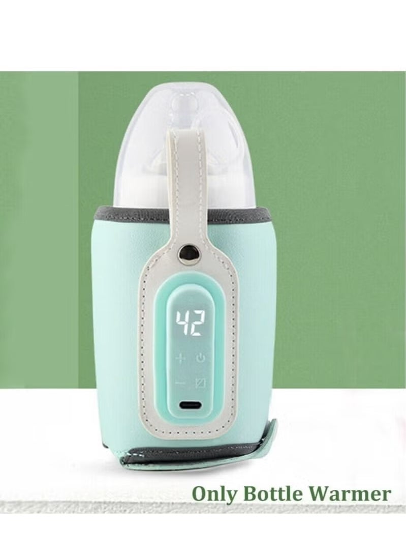 Generic Portable Bottle Warmer Baby Bottle Warmer with LCD Display Bottle Warmer On The Go USB Bottle Warmer for Baby Bottles  - Image 1