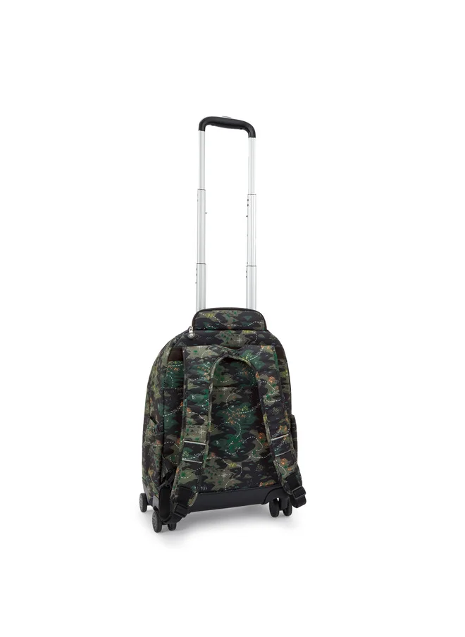 كيبلينغ New Zea Camo Treasure Large Wheeled Backpack (With Laptop Protection)