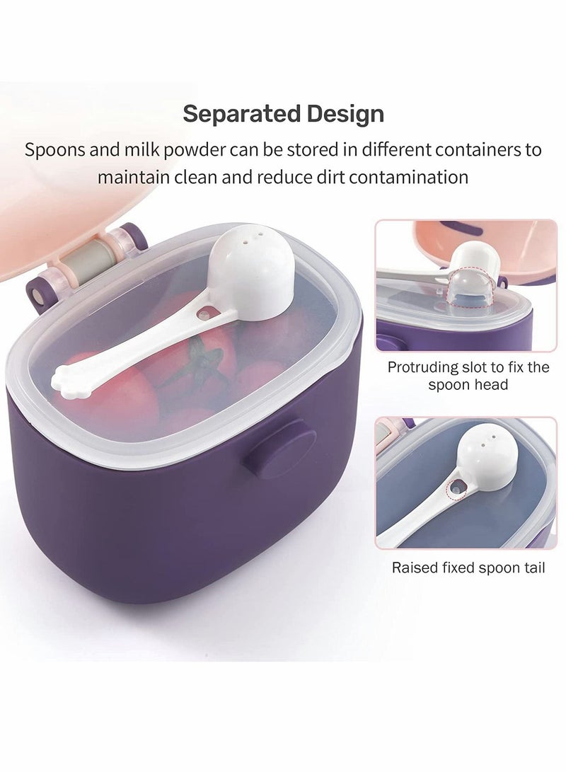 Excefore Baby Formula Dispenser, Portable Storage Formula Containers with Scoop and Leveller - Image 5
