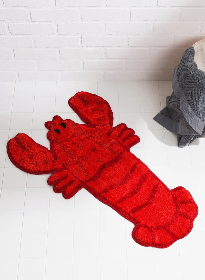 Sass & Belle Lobster Tufted Bath Mat