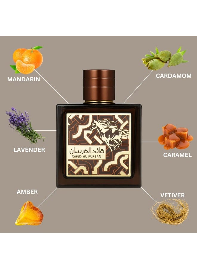 Lattafa Qaed Al Fursan Untamed - Sweet, Warm & Spicy, Amber, Aromatic - Eau De Parfum Long-Lasting Fragrance for Unisex, 3.04 Ounce / 90ml - Image 3