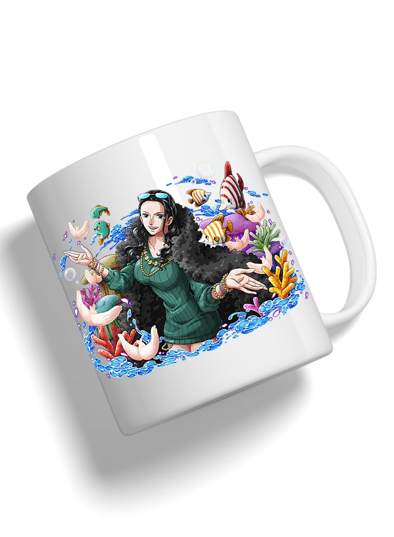 Fashion World Mug Printed with High-quality Anime One piece Nico Robin - Image 2