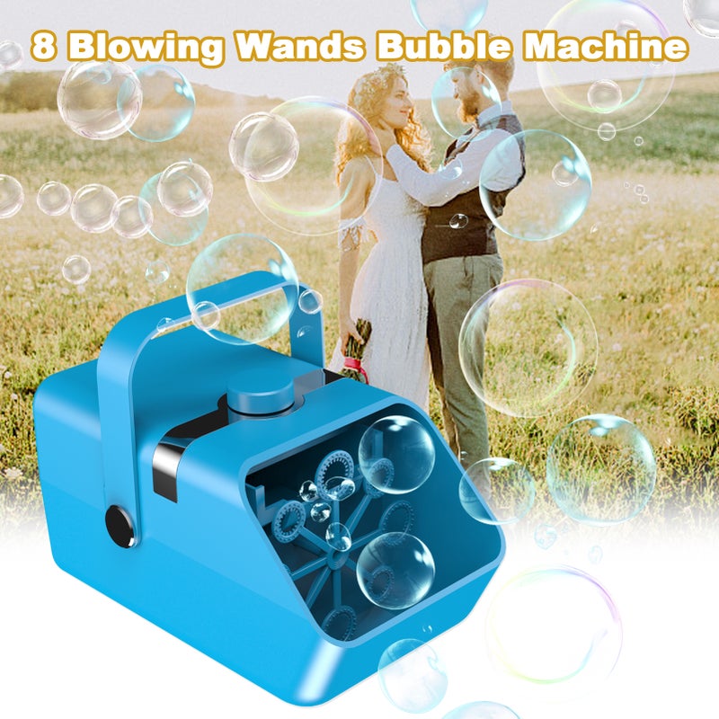 Bubble Machine Automatic Bubble Blower Bubble Maker Portable 2 Speeds for Parties Weddings Birthdays Outdoor Indoor Use - Image 2