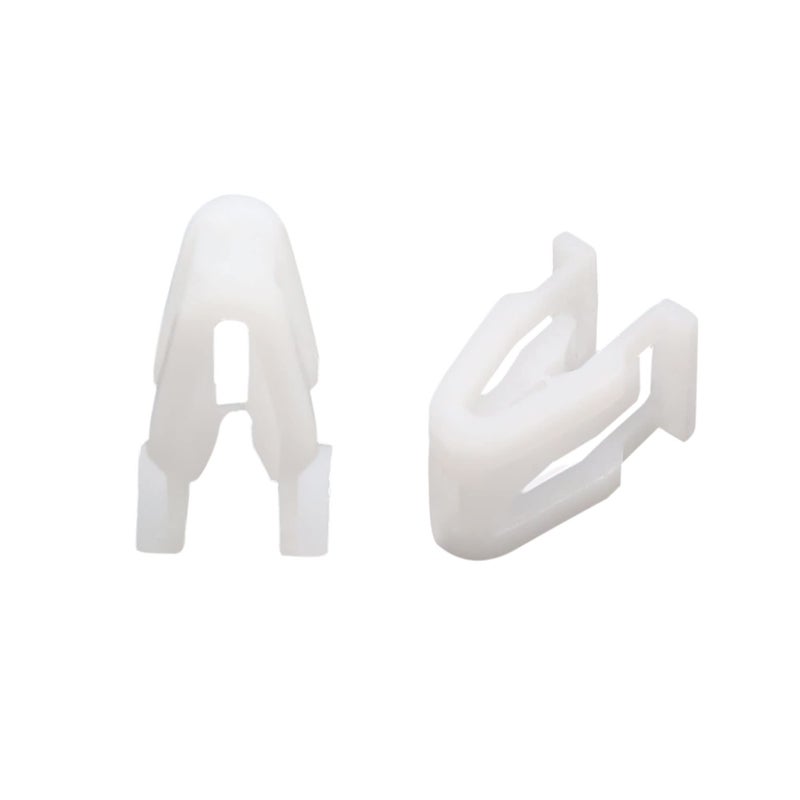 uxcell Plastic Fasteners Auto Car Trim Instrument Panel Dashboard 20PCS White