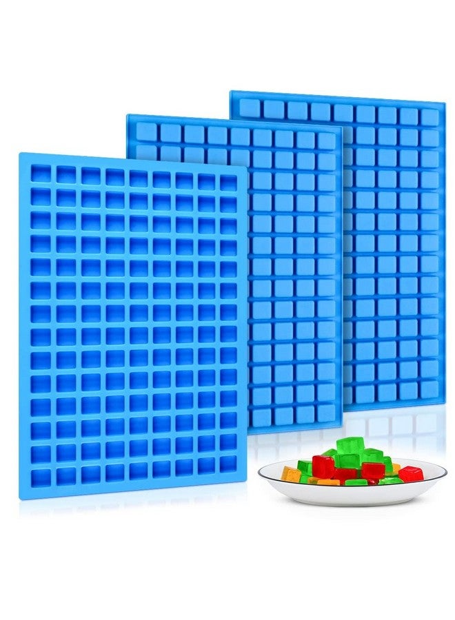 CAKETIME Square Silicone Candy Molds - Mini Silicone Molds for Hard Candy, Chocolate, Gummy, Caramel, Ganache, Ice Cubes (3) - Image 1