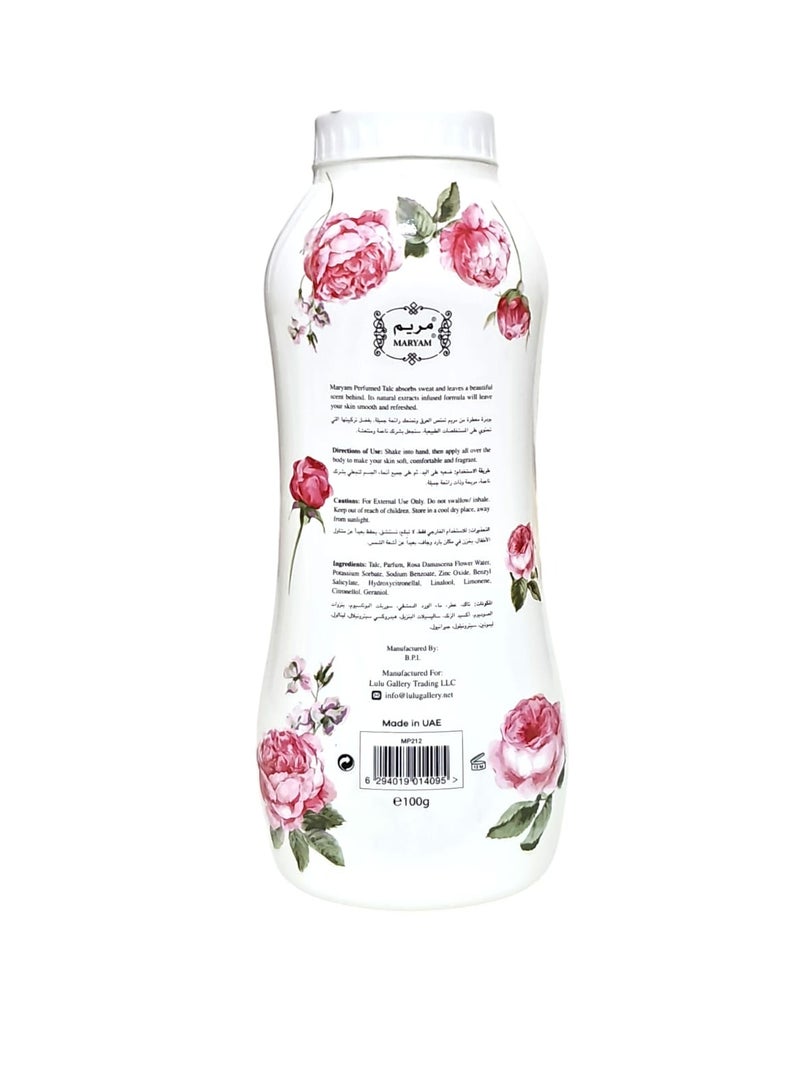 MARYAM Perfumed Talc - Rose - Image 2