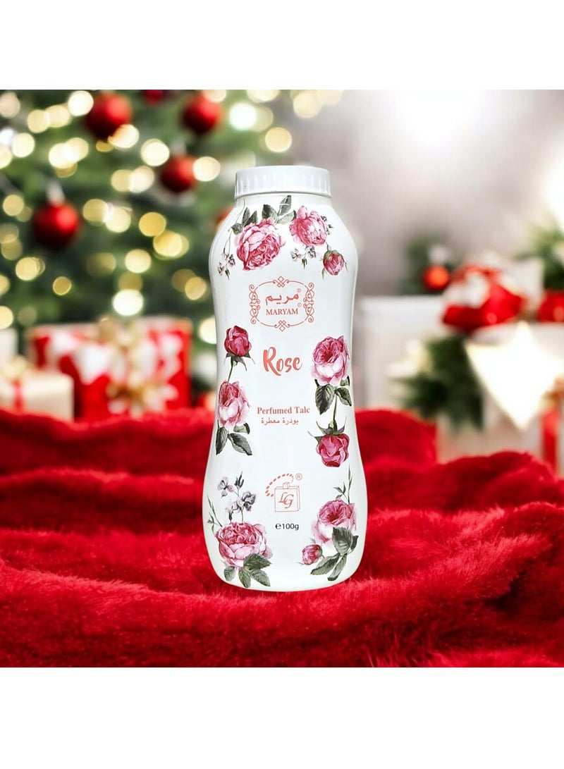 MARYAM Perfumed Talc - Rose - Image 3