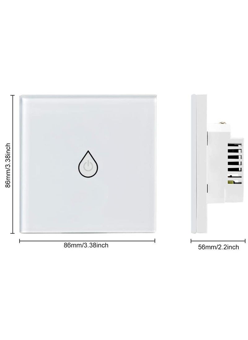 SYOSI - Smart Water Heater Switch WiFi Boiler Switch Touch  Wireless Timer Remote Control Water Heater Switches Compatible with Alexa Echo and Google Home Fit for Baking Machine Coffee Maker - Image 1