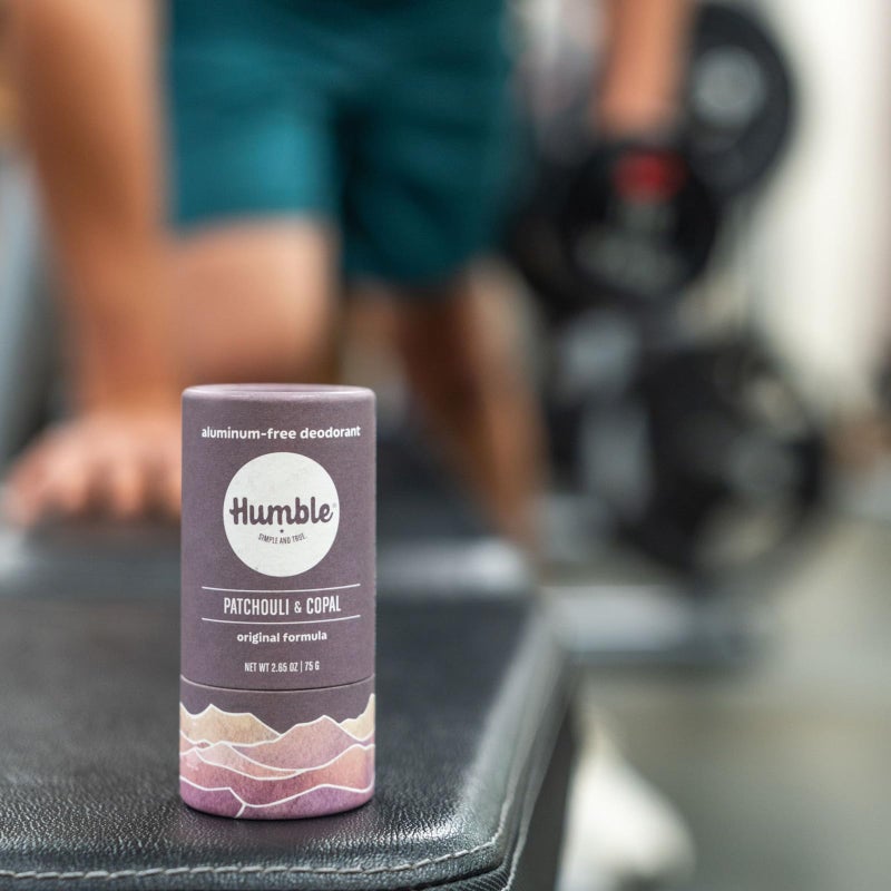 HUMBLE SIMPLE AND TRUE. HUMBLE BRANDS Original Formula, Plastic-Free, Aluminum-free Deodorant Long Lasting Odor Control with Baking Soda and Essential Oils, Patchouli & Copal - Image 2