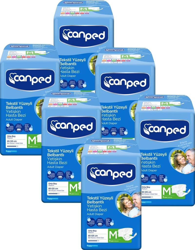 كانبد  Waistband Patient Diaper Medium - (9x6) 54-pack