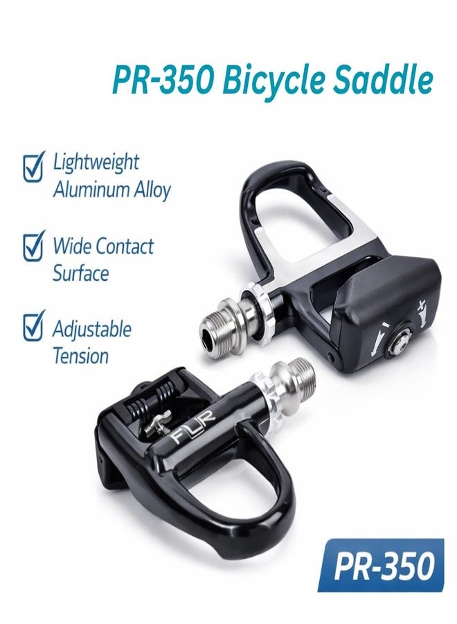 دواسات دراجة خفيفة الوزن FLR PR-350 | هيكل من الألومنيوم بوزن 144 غرام مع محور من الكرومولي | دواسة ممتازة للدراجات - Image 2