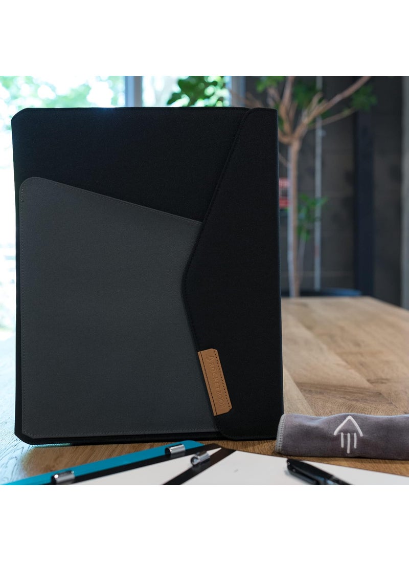 Rocketbook Rocketbook Capsule Cover for Orbit Executive  100 Recyclable Cover with Pen Holder Magnetic Clasp  Inner Storage  Black  - Image 5