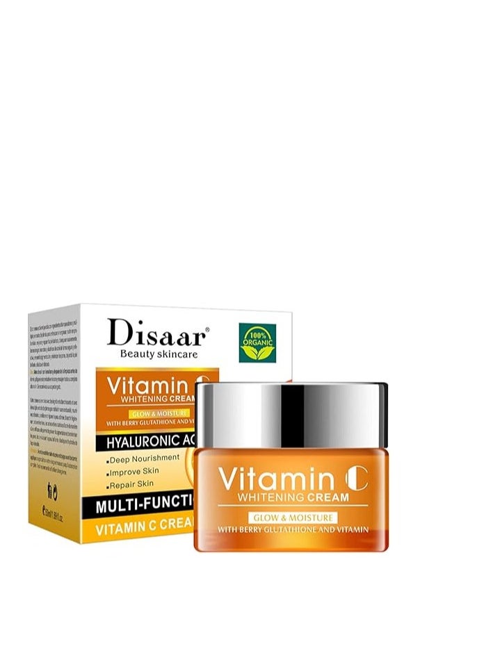 Disaar - DISAAR Beauty Disaar face care vitamin c hyaluronic acid whitening cream 50ml - Image 1