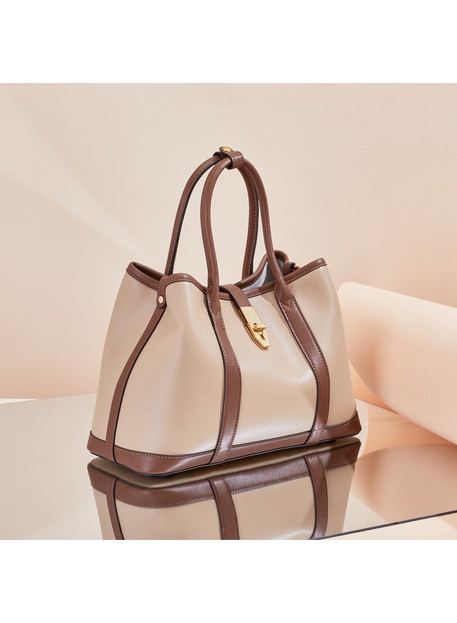 Hush Puppies Popular And Versatile] Women's Handbag Elegant Fashion Versatile Bucket Bag Gift For Wife Or Mother - Image 2