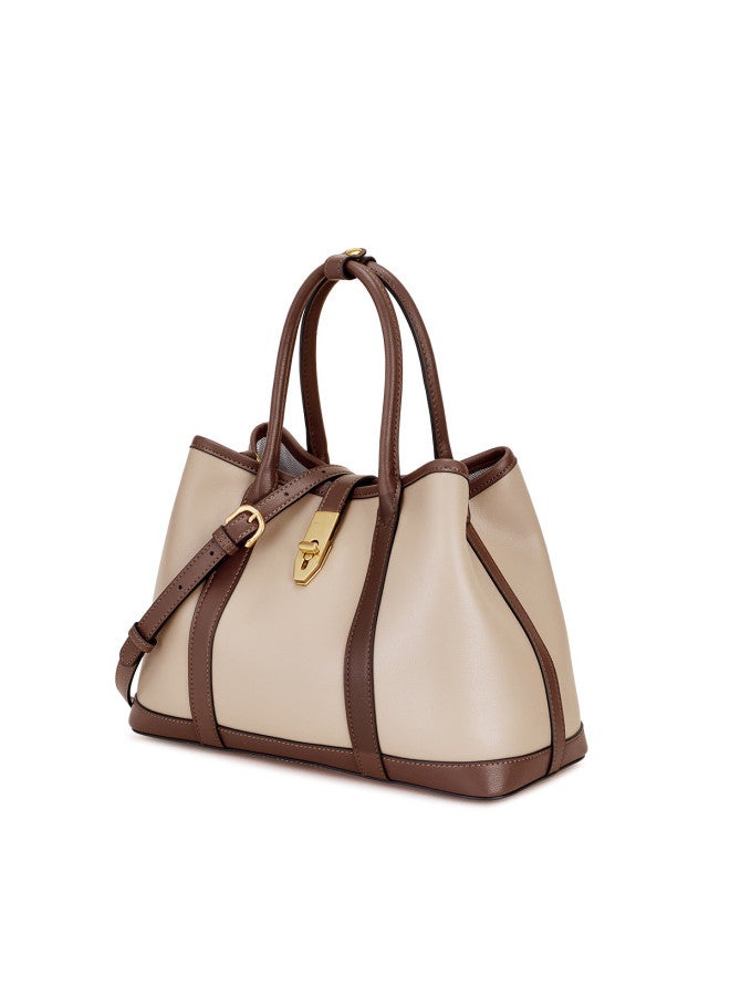Hush Puppies Popular And Versatile] Women's Handbag Elegant Fashion Versatile Bucket Bag Gift For Wife Or Mother - Image 5