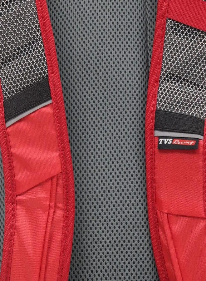 TVS Racing Hydration Bag 3 litres-Premium Hydration Bag for Bikers, Runners, and Trekkers�Includes 2L Hydrapack Shape-Shift Kit-Fully Adjustable-Breathable Design-(Red) - Image 4