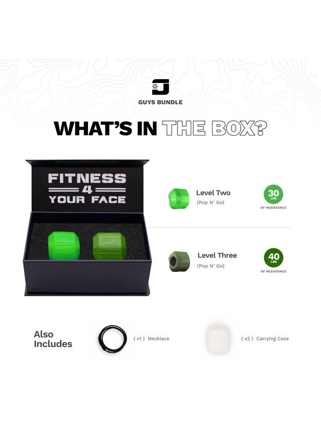 Jawzrsize Pop N Go And Custom Fit Jaw Enhancer Bundles Jaw Face And Neck Exerciser And Toner - Image 5