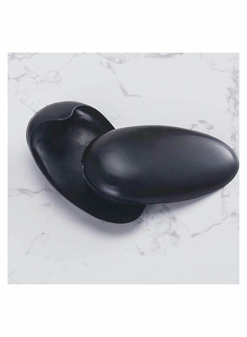 Excefore 10 Pairs Black Plastic Ear Cover Professional Waterproof Ear Protector Caps Home Shower Ear Shield Protector Reusable Salon Hairstyle Earmuffs Fit for Hair Dye Shower Bathing - Image 5