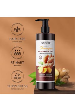 SADOER Ginger Care set for Hair Treated With Protein and Keratin Shampoo 500 ml Conditioner 500 ml andMask 500ml  - Image 4