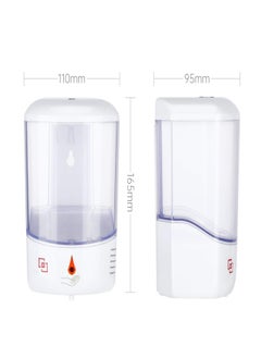 XLT Automatic Hand Sanitizer Soap Dispenser Wall Mounted Touch less Soap Dispenser for Bathroom Kitchen 600ML Clear  - Image 3