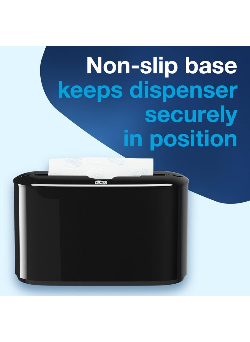 Tork - Tork Xpress Paper Towel Dispenser Black SingleDispensing Compatible with H2 Refills SpaceSaving Design 302028 - Image 1