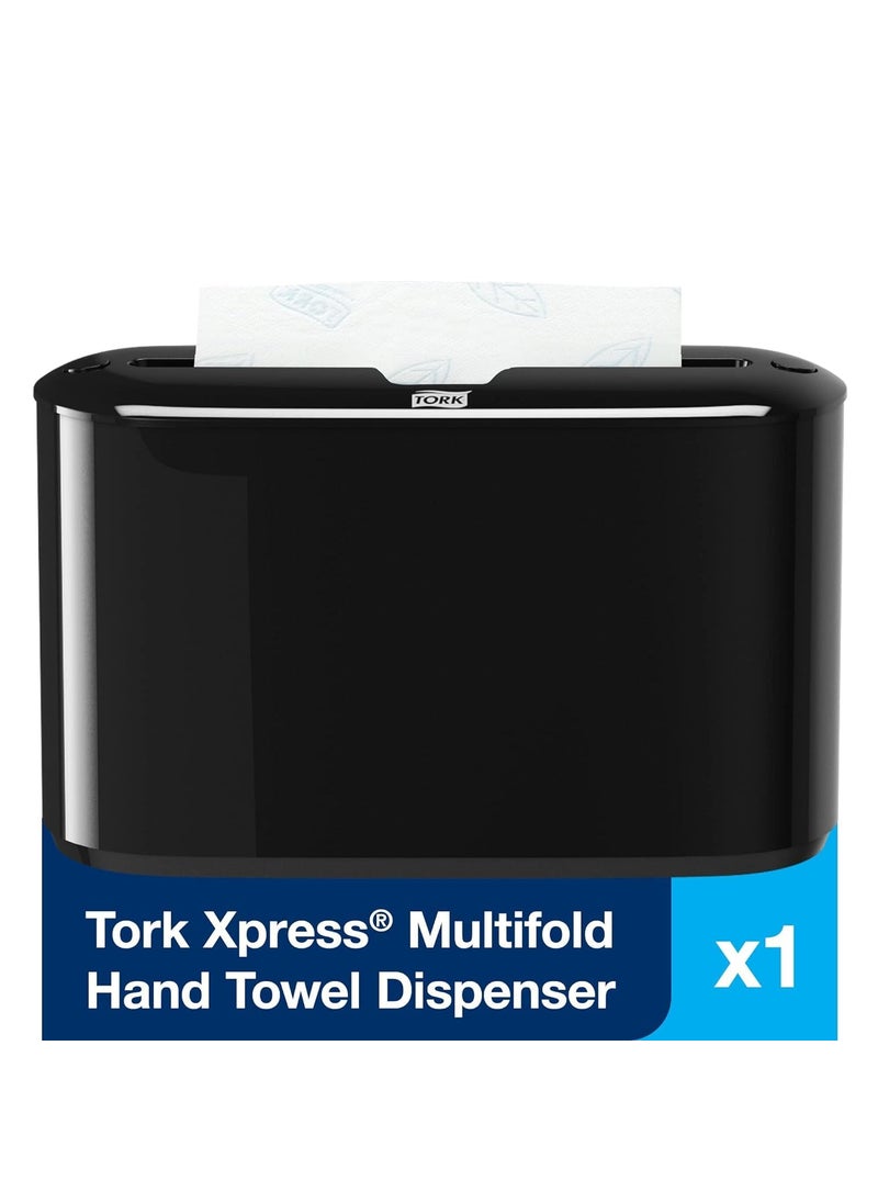 Tork - Tork Xpress Paper Towel Dispenser Black SingleDispensing Compatible with H2 Refills SpaceSaving Design 302028 - Image 1