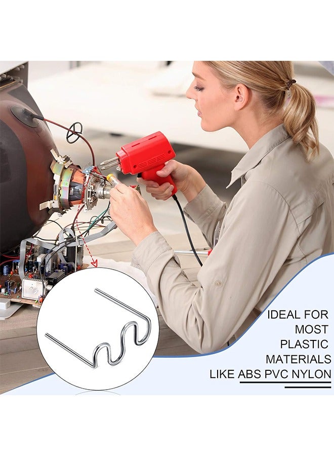 HY 1000 Pieces Hot Staples Welding Rods Bumper Repair Welding Wire for Repair Machine Car Bumpers Dashboards Lamp Holders Plastics Rings Daily Plastics Supplies 0.8 0.6 mm (Wave Shape) - Image 5