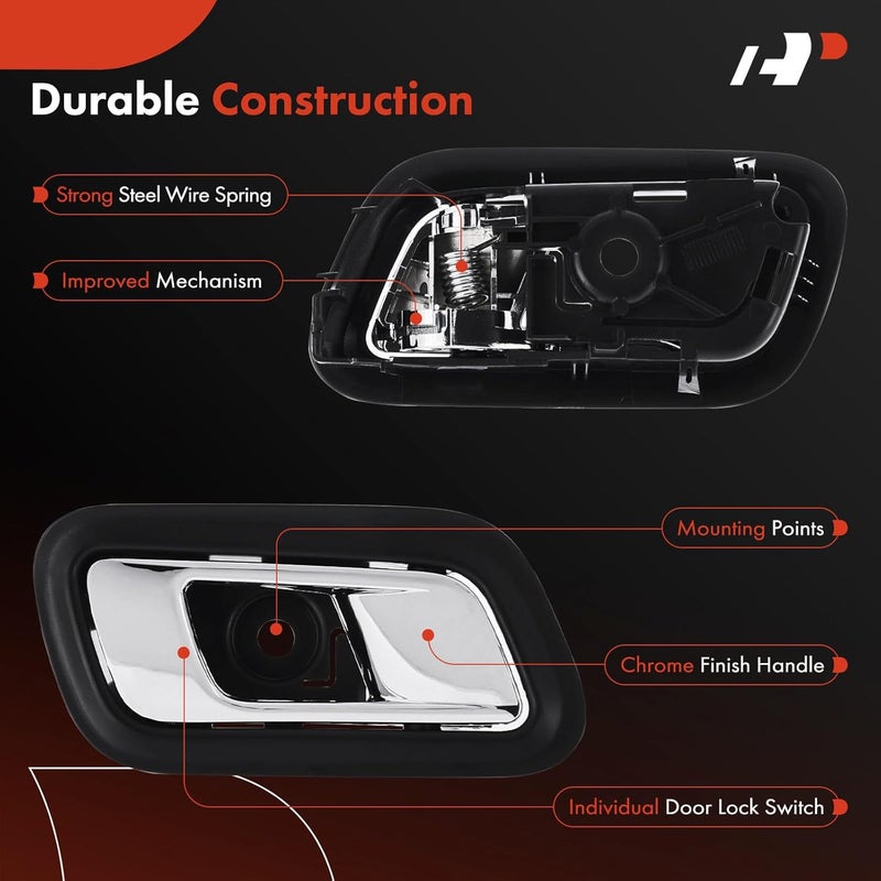 A-Premium مقبض باب داخلي خلفي يمين للركاب من A-Premium لسيارة فورد تورس - Image 4