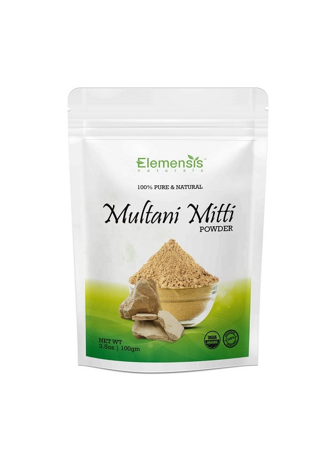 Pure & Natural Multani Mitti Powder For Face Pack For Lightens & Brightens Skin Fights Spots & Boosts Glow 200Gm