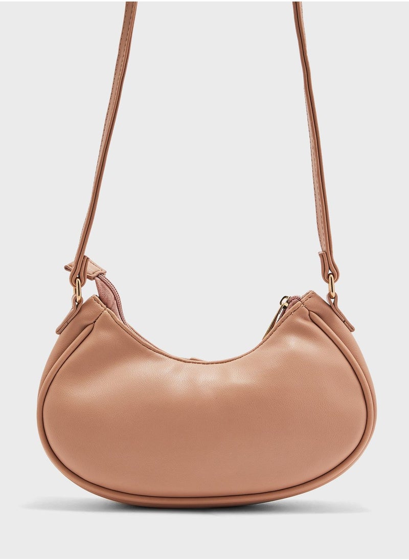 ELLA - Half Moon Crossbody Bag - Image 1