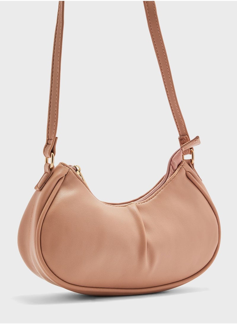 ELLA - Half Moon Crossbody Bag - Image 1