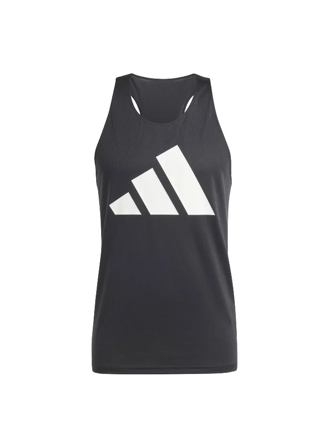Adidas Adidas Run It Tank Black Tank Tops For Men