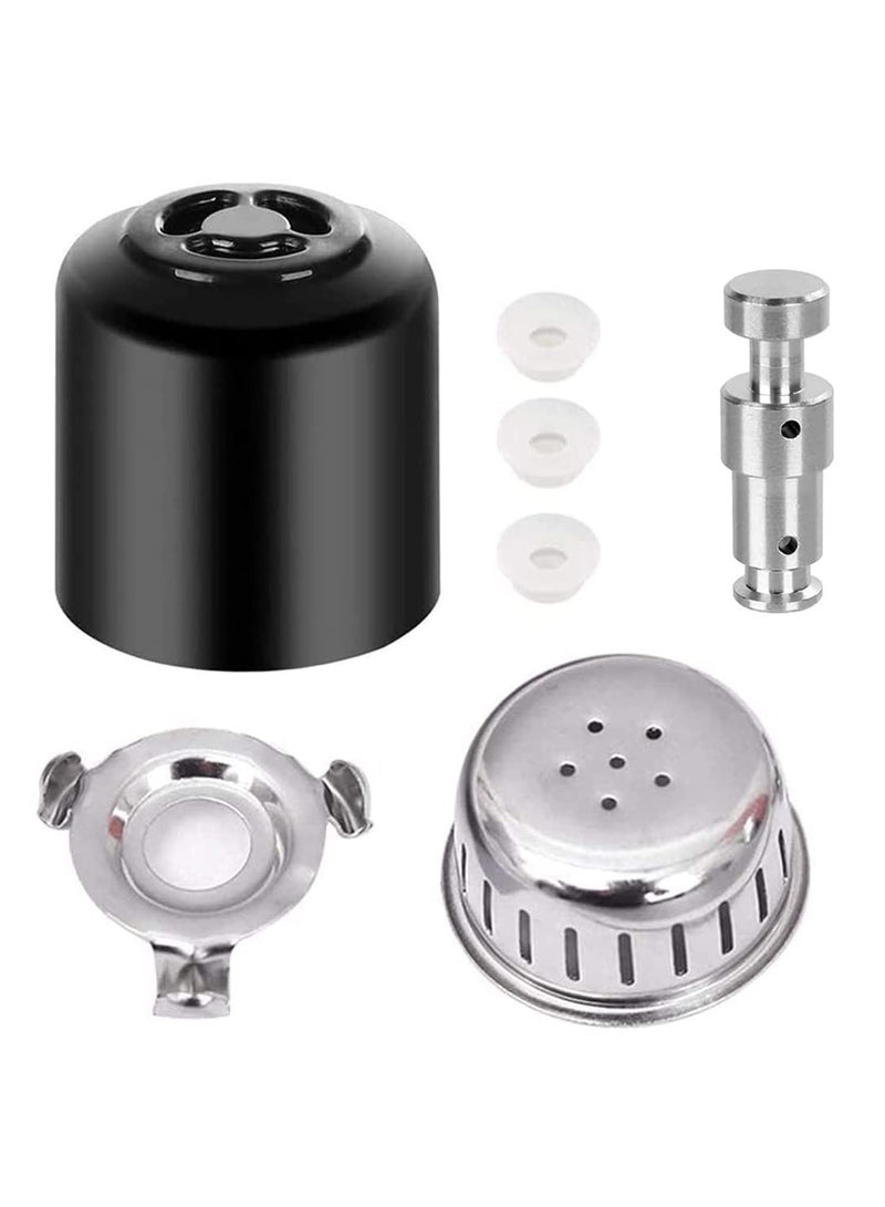 كيلا مقبض تحرير البخار، قطع غيار صمام التعويم الأصلي، صمام ضغط عالمي لأجهزة الطهي الفورية مع 3 أغطية سيليكون وحلقات مانعة للتسرب لأجهزة الطهي الفورية فائقة السرعة سعة 3 و6 و8 كوارت لأجهزة الطهي الكهربائية بالضغط - Image 1