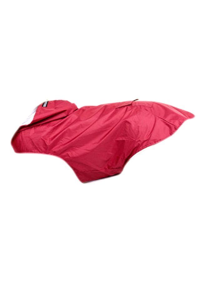 NIBEMINENT Dog Raincoat With Hood Rose red - Image 1