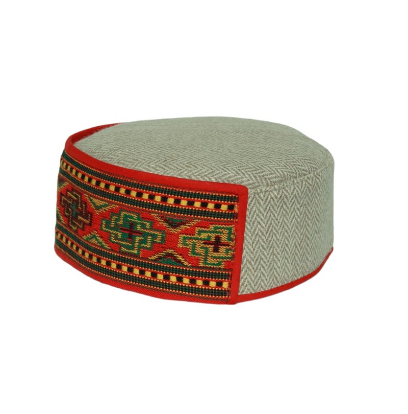 Vastraa Fusion Store قبعة فاسترا فوشن الصوفية كولو/هيماتشالي (عبوة من 1) - Image 2