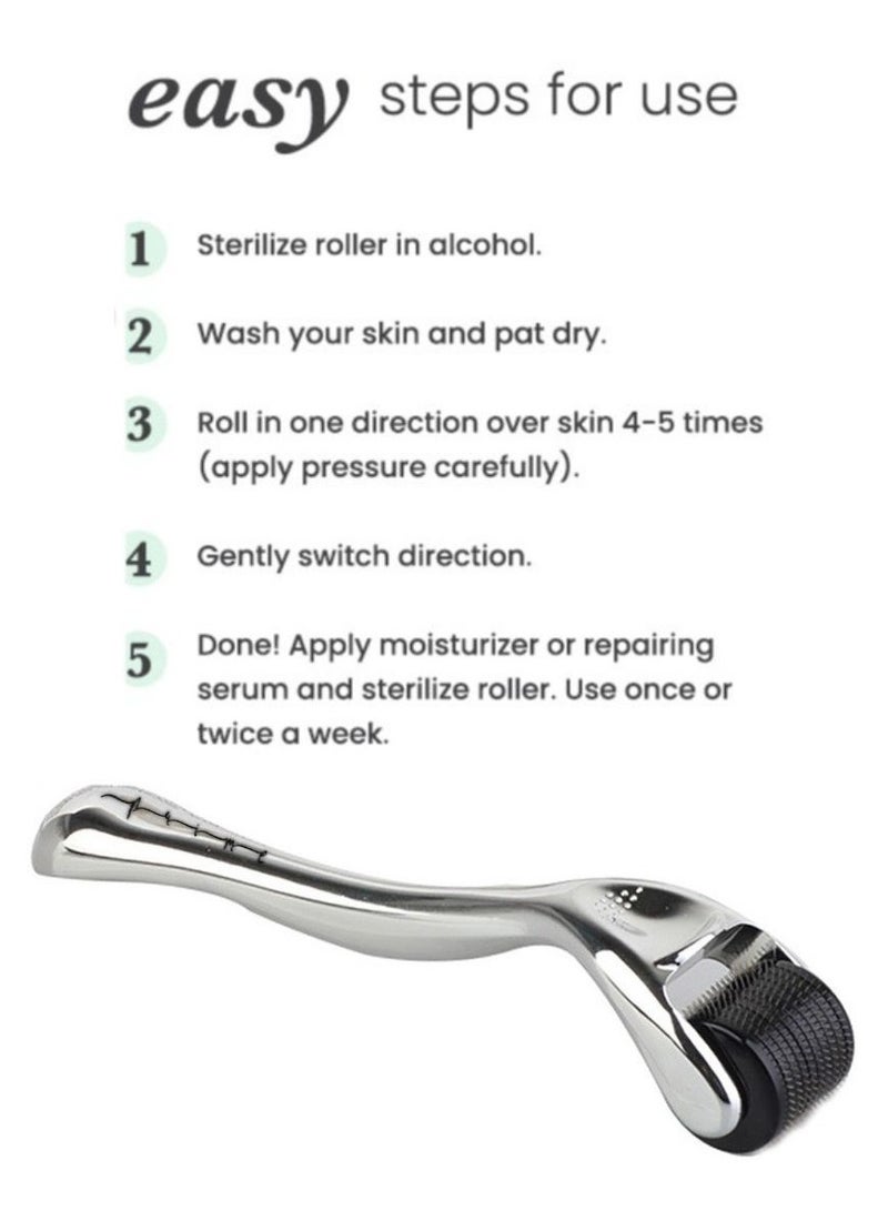 برايم بي جافاودان ديرما رولر 1.5 مم لنمو الشعر من التيتانيوم 540 إبرة جلد - Image 4