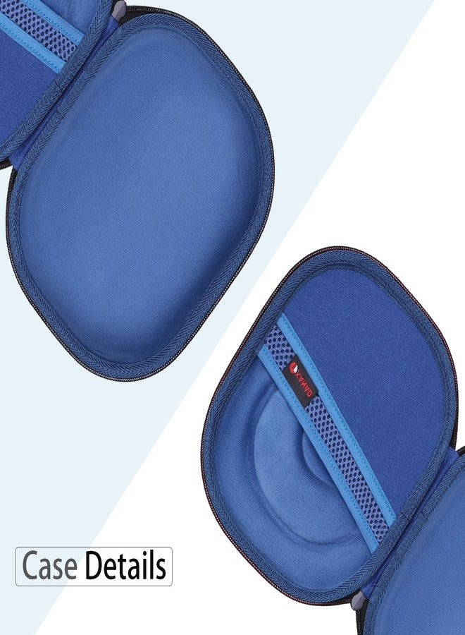 XANAD Hard Case for Bose QuietComfort, QC Ultra, QC 45, QC 35, QC45 SE, QC SE Wireless Noise Cancelling Headphones, Soundcore H30i On-Ear Headphones（Outer Black+Inner Blue） - Image 5