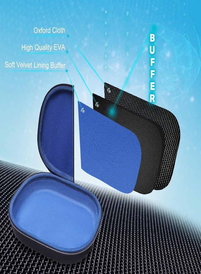 XANAD Hard Case for Bose QuietComfort, QC Ultra, QC 45, QC 35, QC45 SE, QC SE Wireless Noise Cancelling Headphones, Soundcore H30i On-Ear Headphones（Outer Black+Inner Blue） - Image 4