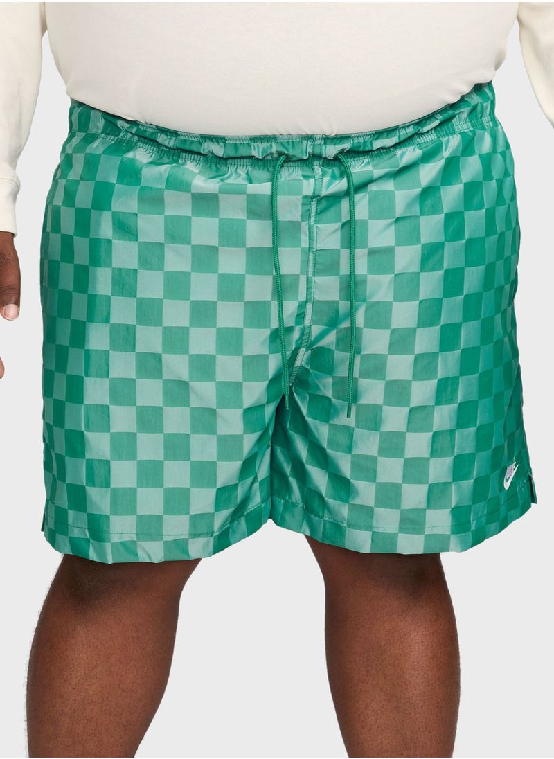 Nike Club Flow Checkers Shorts  - Image 3