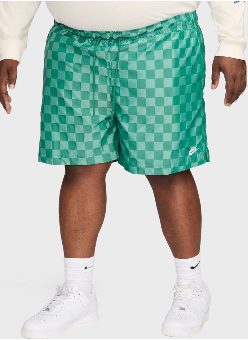 Nike Club Flow Checkers Shorts  - Image 1