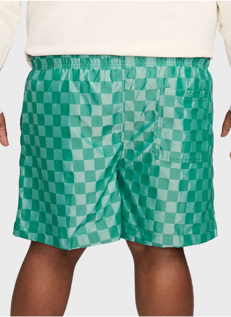 Nike Club Flow Checkers Shorts  - Image 2