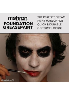 mehron Mehron Makeup Foundation Greasepaint | Stage, Face Paint, Body Paint, Halloween Makeup 1.25 oz (38 g) (GOLD)  - Image 4