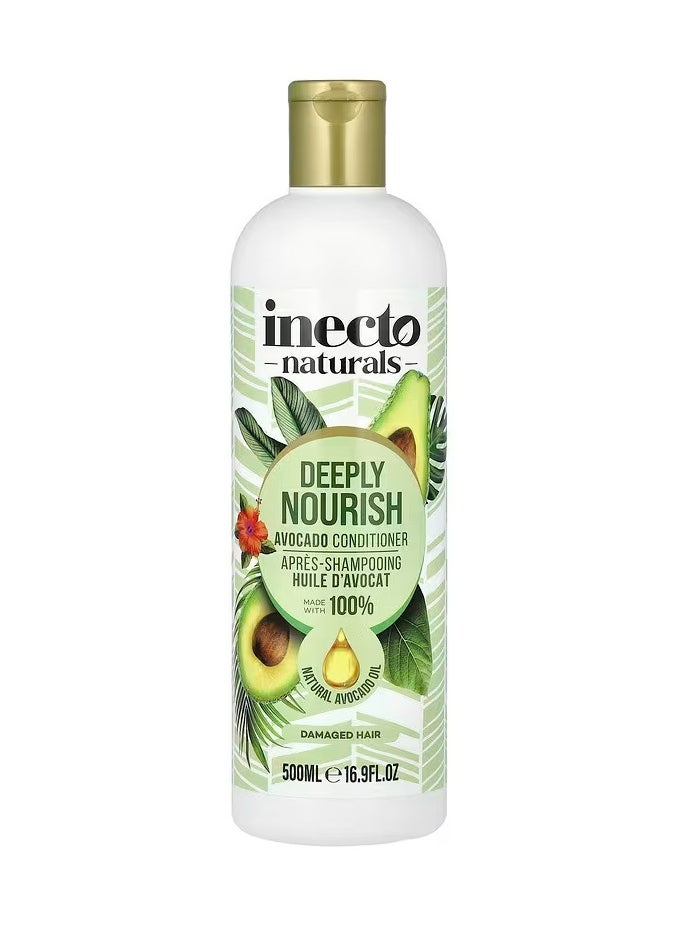Inecto Naturals Inecto Naturals Deeply Nourish Avocado Shampoo,Shampooine Huile D'avocat 500ml  - Image 1