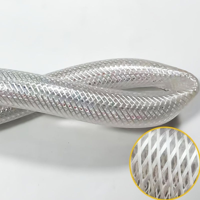 PVC Fiber Reinforced Hose 10mm Inner Diameter 78.74 Inch for Irrigation - Image 4