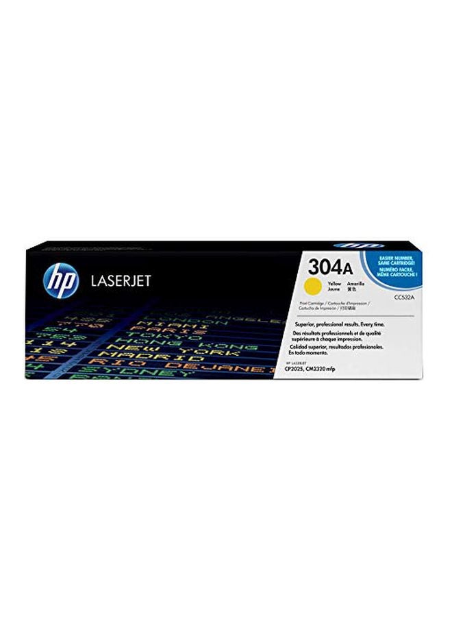 304A Original LaserJet Toner Cartridge Yellow