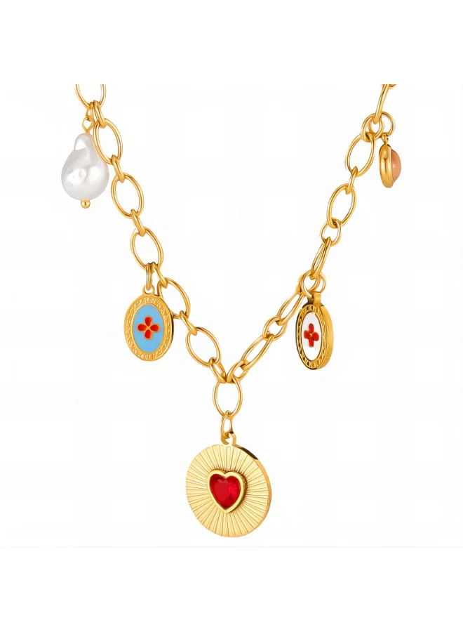 Riviera Orchard Charm Necklace