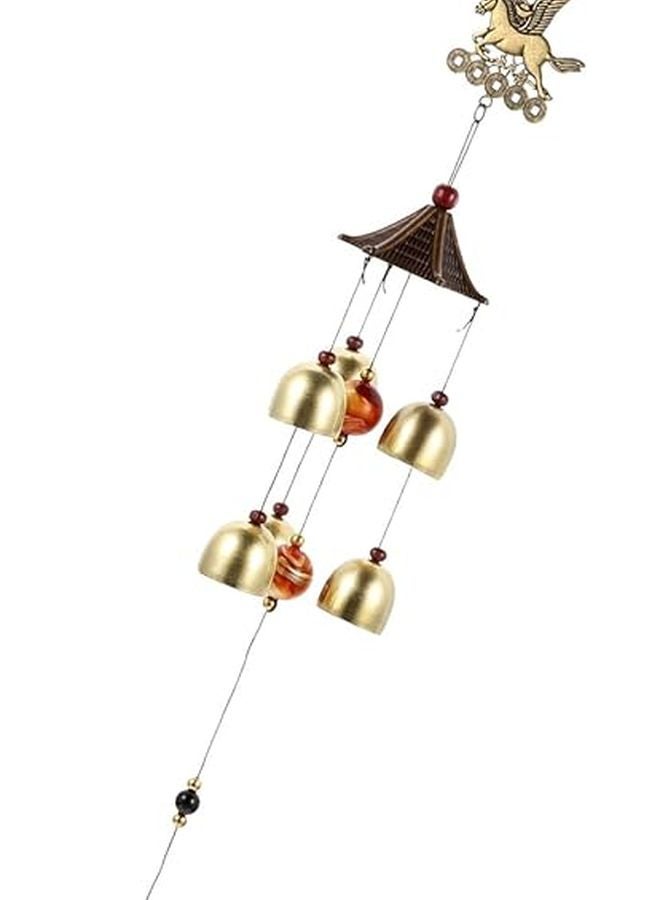 Vintage Alloy Wind Chime For Garden Patio Balcony Outdoor Decor Home Decoration - Image 1
