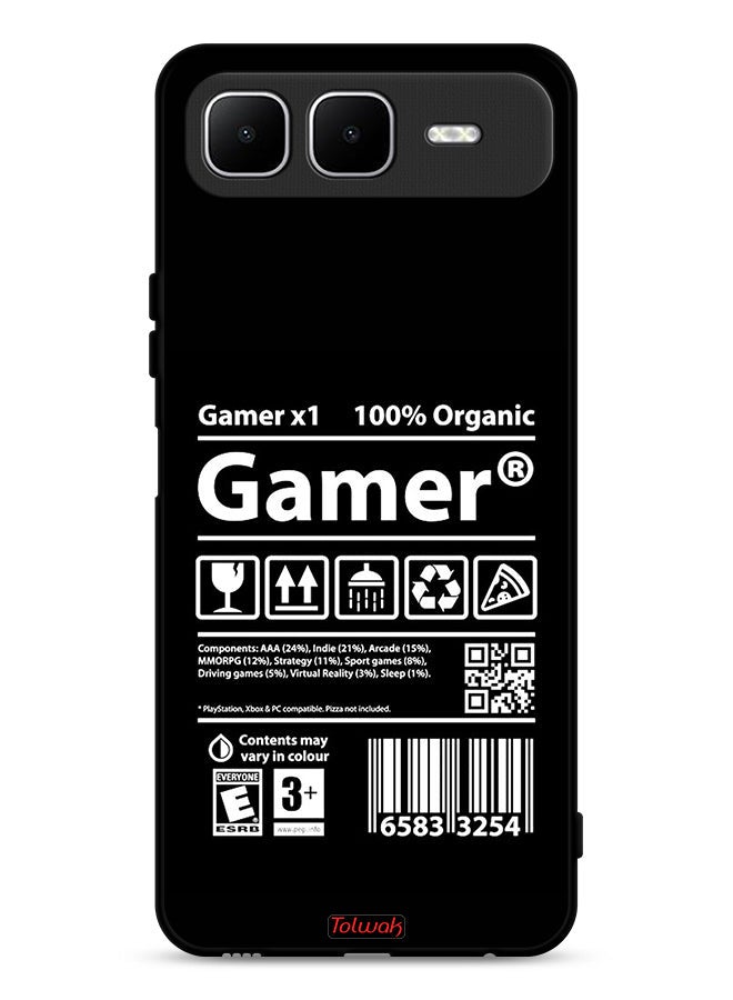 Tolwak Infinix Smart 10 Plus Protective Case Cover Gamer Sticker