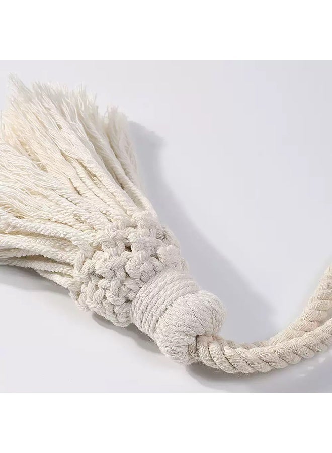 Strength Factory Handwoven Curtain Tiebacks, Arabic-Style Tassel Tie Ropes for Home Soft Furnishings - Image 2
